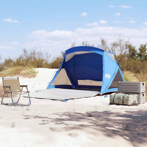 vidaXL Šotor za plažo za 2 osebi Azure Blue Vodoodporen Cene