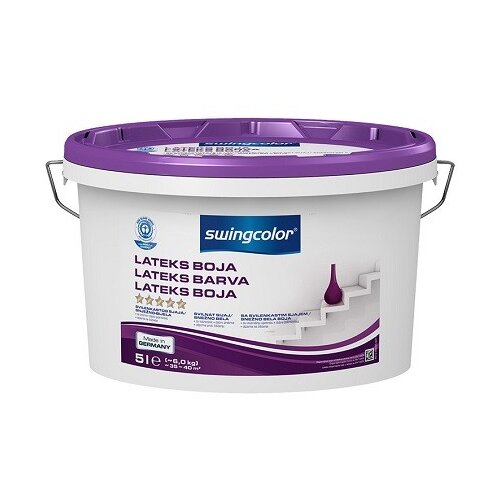 SWINGCOLOR lateks boja (bijele boje, 5 l) Cijene