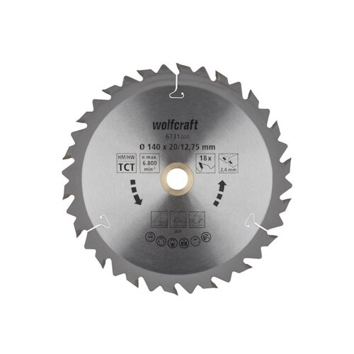 Wolfcraft kružna testera za ručne cirkulare hm ø140x12.75x2.4mm 6731000 Cene