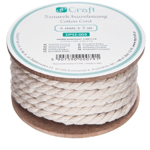 Konopac od pamuka 4 mm x 5 m (konopac od pamuka) Cijene