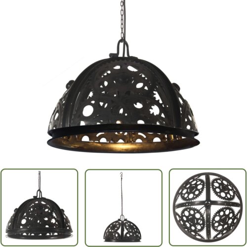  The Living Store Industrijska stropna svetilka z verižniki 45 cm E27 - Stropna Svetilka, (21745109) Slike