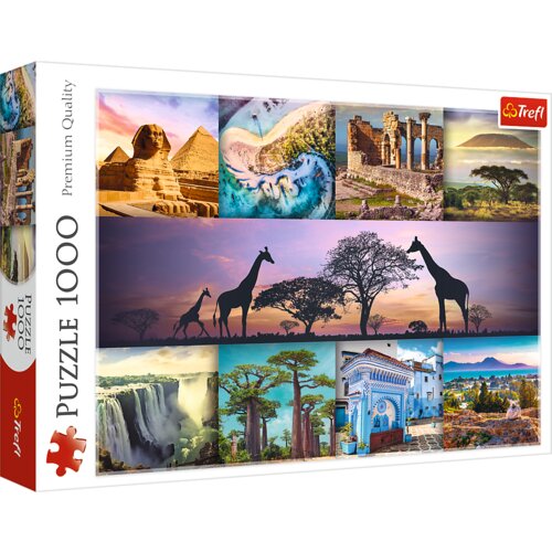 Puzzle 1000 - Kolaż - Afryka 10792 Cijene