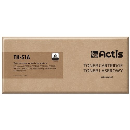 Actis TH-51A Toner Cartridge (replacement for HP 51A Q7551A; Standard; 6500 pages; black) Cijene