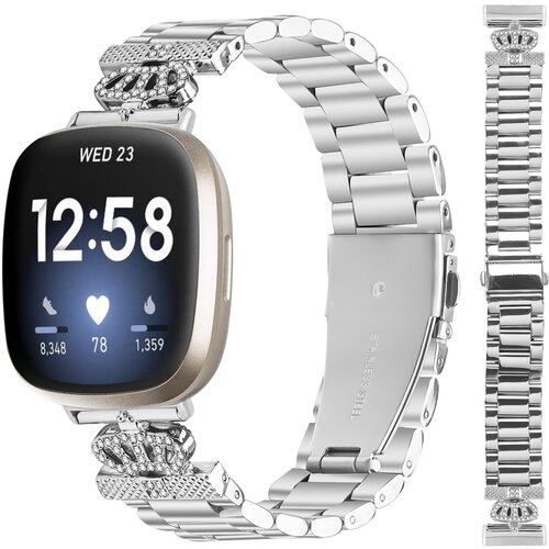 INF iskriv pas za uro fitbit versa 3/4/Sense 2 s tremi kroglicami, (22148694) Cene