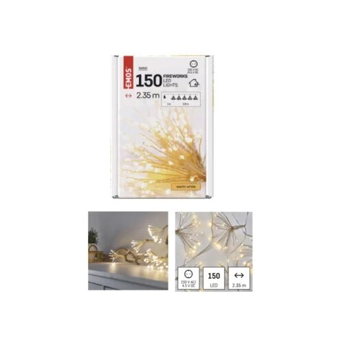  Emos novogodi&scaron;nji LED nano vatromet 2.35m MTG-D3AW08 Cene