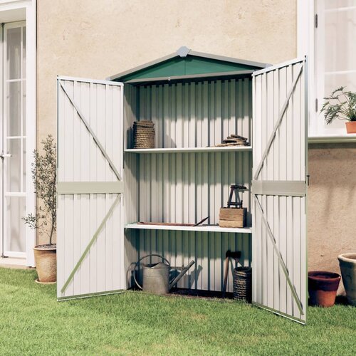 The Living Store Vrtna lopa zelena 116x45x175 cm pocinkano jeklo - Vrtna Lopa, (21751383) Cene