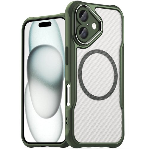 HURTEL SILIKONSKI OVITEK VODILNA SERIJA ZA MAGSAFE ZA IPHONE 16 ZELENI OVITEK, (21899131) Cene