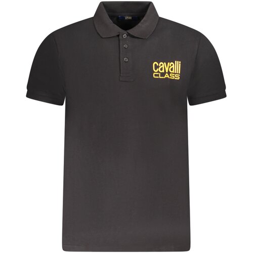 Cavalli Class POLO SHORT SLEEVE MEN BLACK Slike