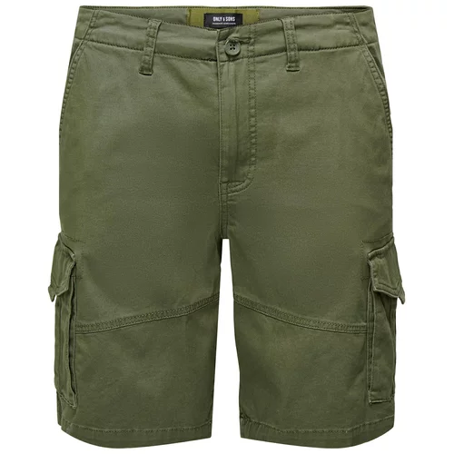 Only & Sons Cargo hlače 'DEAN-MIKE' zelena