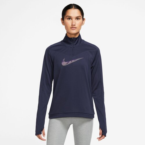 Nike w nk df swoosh hbr hz pacer, ženska majica dug rukav za trčanje, plava FB4687 Cene