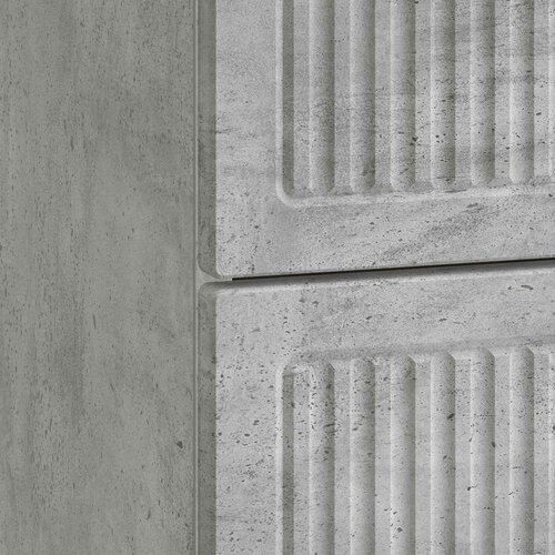  Noćni ormar Betonska siva 43 x 34,5 x 47,5 cm Konstruirano drvo Slike