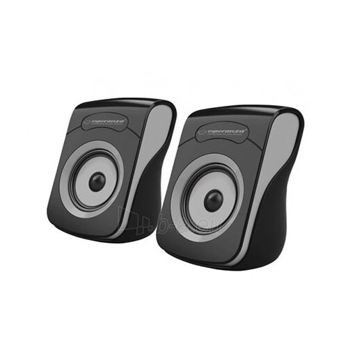  Zvučnici 2.0 ESPERANZA FLAMENCO, 2x3W, 3.5mm, USB power, BLACK/GREY, EP140KE Cijene