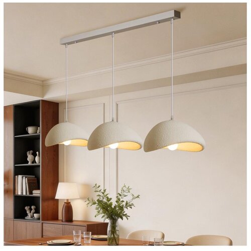 Brilagi Luster na sajli WABI SABI 3xE27/60W/230V bela Slike