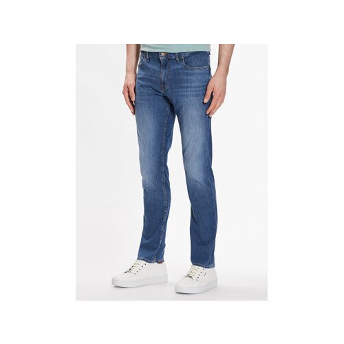 Guess Jeans hlače Angels M3GAN2 D4Z22 Modra Slim Fit Slike