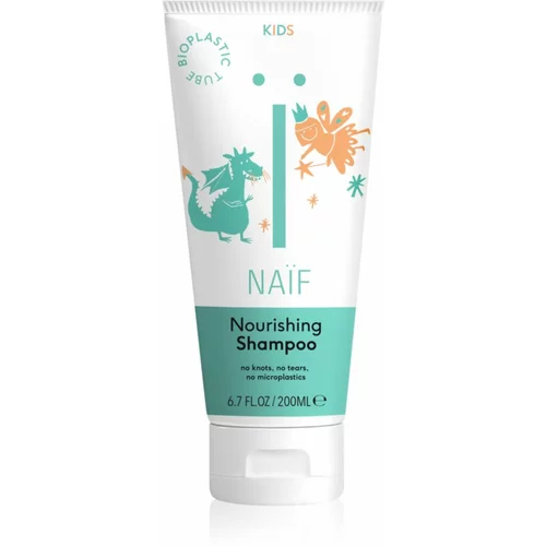 Naif Kids Nourishing Shampoo dječji šampon za jednostavno raščešljavanje kose za djecu 200 ml