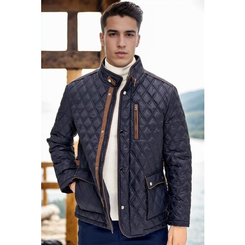 Dewberry K8613 COAT-DARK NAVY BLUE Slike