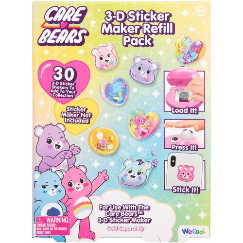 Wecool Care Bears 3D komplet za ponovno punjenje- 30 naljepnica Cijene