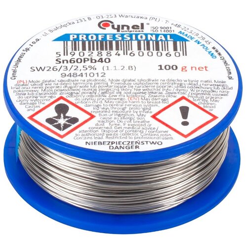 Tinol kalaj za lemljenje CYNEL 0.56mm 100gr Cene