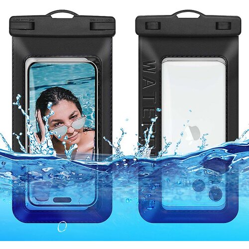 INORCO 7,5-palčna vodotesna plavajoča torbica za telefon IPX8 Cellphone Dry Bag Case, teksturirana PVC podvodna HD za&amp;scaron;čita za telefon, (22032915) Slike