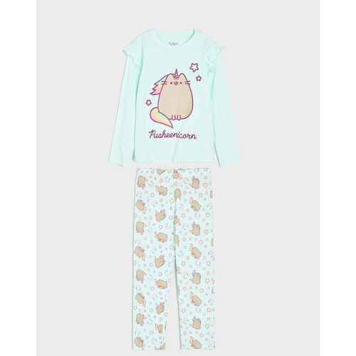 Sinsay Pamukna dvodijelna pidžama s printom Pusheen the Cat Slike