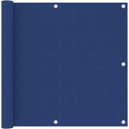vidaXL Balkonsko platno modro 90x500 cm oksford blago, (20966689)