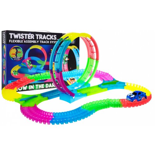  Svjetleća staza za autiće Glow track- 132 elemenata Cijene