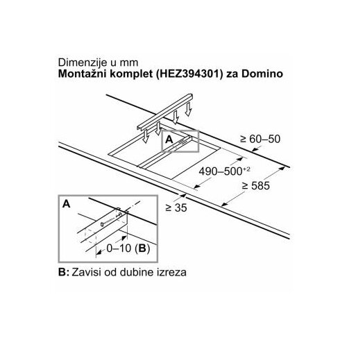 Bosch dodatna oprema za ploce HEZ394301 Slike