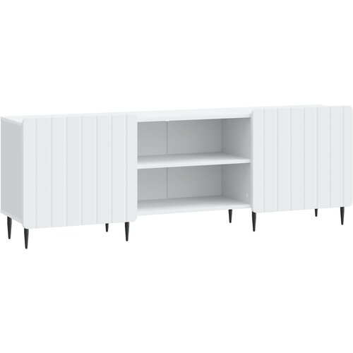vidaXL TV omarica Bela 150 x 31 x 52 cm Inženirski les, (5000220600) Cene