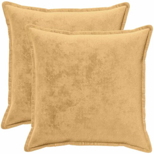  Presvlaka za jastuk 2 pcs HOUTEN Sivosmeđa 60 x 60 cm Flanel Slike