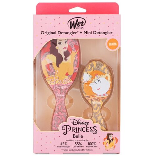 Wet Brush Disney Princess Belle Kit SET (Detangler + Mini Detangler) Cene