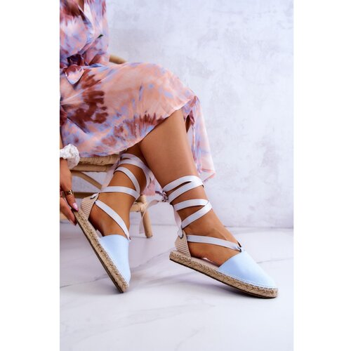 Kesi D&amp;aacute;msk&amp;eacute; elegantn&amp;iacute; espadrilky Big Star - světle modr&amp;eacute; Slike