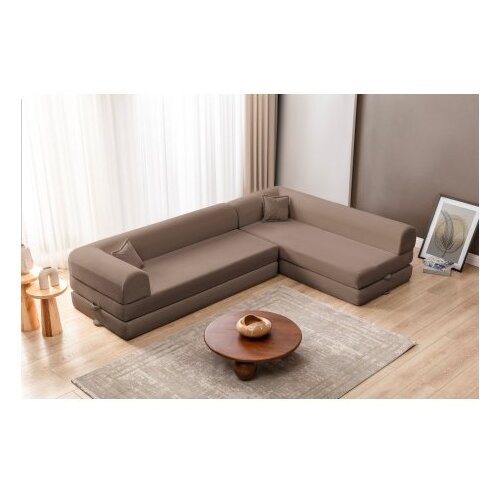 Atelier Del Sofa ugaona garnitura legom eco beige Slike