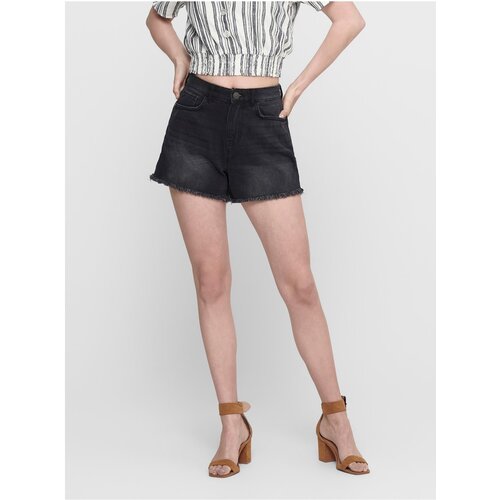 Only Black Denim Shorts Kelly - Women Slike