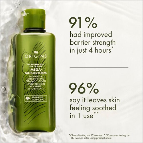 Origins Dr. Andrew Weil for Origins&amp;trade; Mega-Mushroom Relief &amp;amp; Resilience Soothing Treatment Lotion omek&amp;scaron;avajuća i umirujuća voda za lice 200 ml Slike