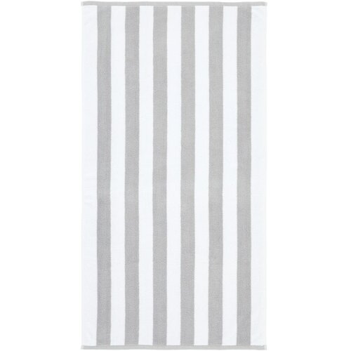 Bianca Bela/siva frotirna bombažna brisača 70x120 cm Reversible Stripe – Cene