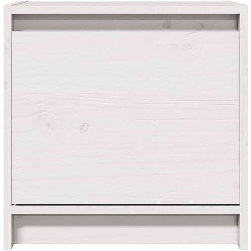 VidaXL noćni ormarići 2 kom bijeli 40x30,5x40 cm od masivne borovine Slike