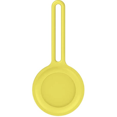 silikonska futrola za Airtag žuta Slike