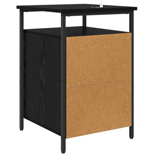  Noćni ormar Crni hrast 40 x 42 x 60cm Konstruirano drvo Slike