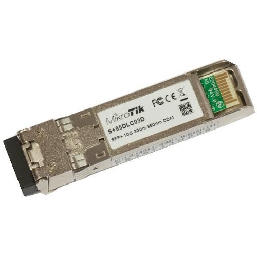 MikroTik S+85DLC03D SFP+ module 10G Multi Mode 300m 850nm Slike