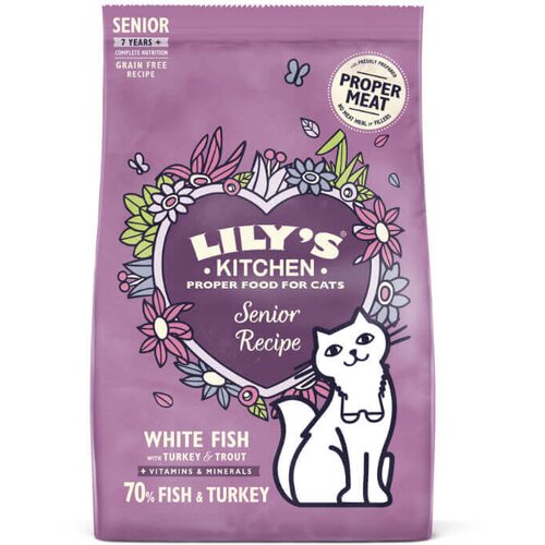 Lily's Kitchen senior recipe - bela riba in puran 800g Cene