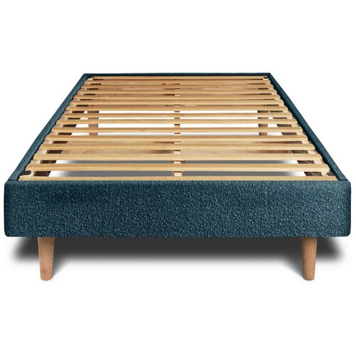 Sommeil de plomb Vzmetni boksi z letvami 90x200 cm - Blago Oblazinjena kodrasti učinek - Sestavljanje, (21607930) Cene