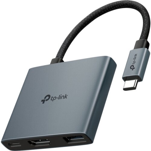Tp-link USB-C spliter UH3020C, 3-portovni 4K 60Hz PD, 100W, sivi Cene