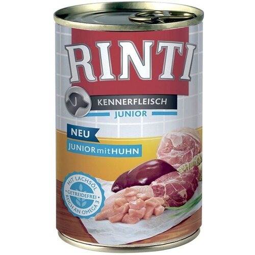 Rinti Vlažna hrana za pse juniore Kennerfleisch meso u konzervi, Piletina, 400g Slike