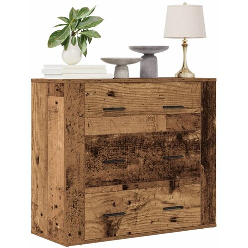  Komoda boja starog drva 80 x 33 x 70 cm od konstruiranog drva Cene