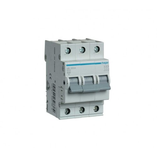 HAGER automatski osigurač 50A, 3P, B, 6KA MB350A Cijene