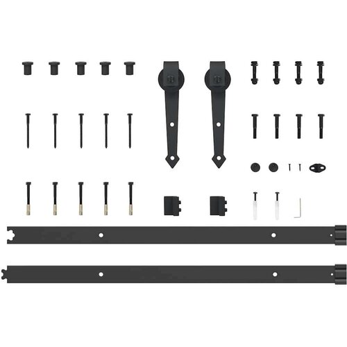 vidaXL drsna vrata s strojno opremo 'ORKDAL'78x232 cm Cene