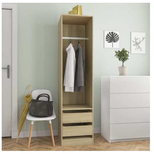  Ormar s ladicama boja hrasta 50x50x200 cm od konstruiranog drva Cijene