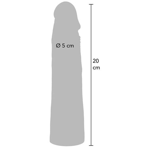 Inferno prevleka za penis iz tekočega silikona 20 cm (R20722) Slike