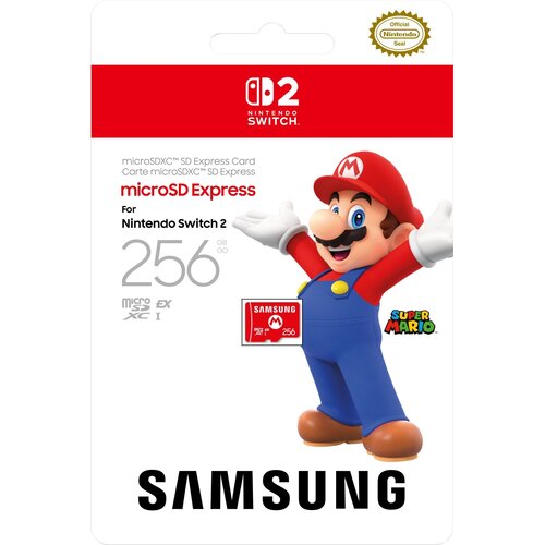 NINTENDO SWITCH 2 Samsung MicroSD Express 256GB spominska kartica za 2 Cene