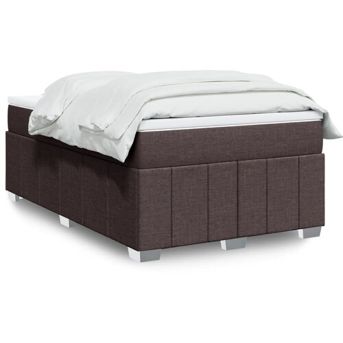  Krevet box spring s madracem tamnosmeđi 120 x 190 cm od tkanine Cijene